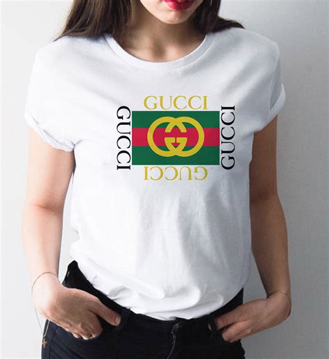 gucci tshirt woman|vintage gucci t shirt women.